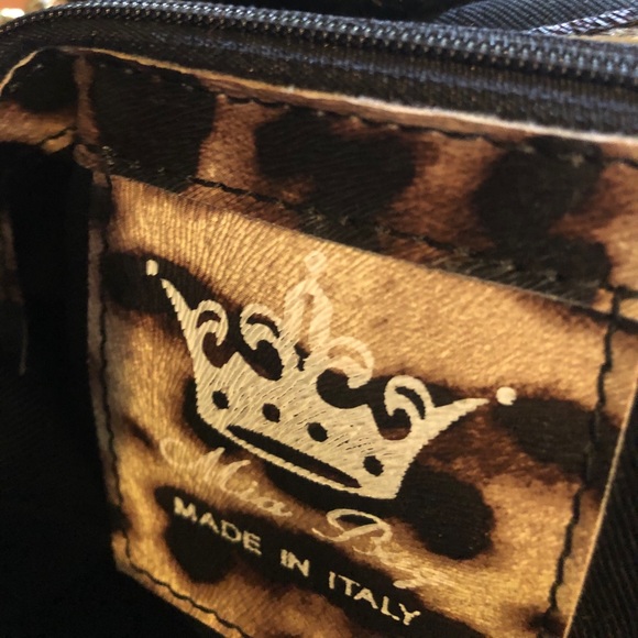 - - Real leather black and brown bag ITALY - Picture 6 of 7